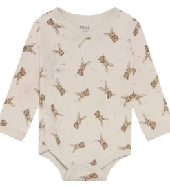 Slå-om Bodyer l/æ - 4-pak - Violet Ice|Pippi Baby Online