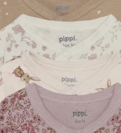 Slå-om Bodyer l/æ - 4-pak - Violet Ice|Pippi Baby Online