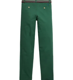 Bukser - Bedford - Grøn m. Bælte|Polo Ralph Lauren Outlet