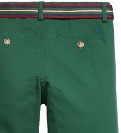 Bukser - Bedford - Grøn m. Bælte|Polo Ralph Lauren Outlet