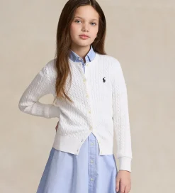 Cardigan - Strik - Hvid|Polo Ralph Lauren Sale