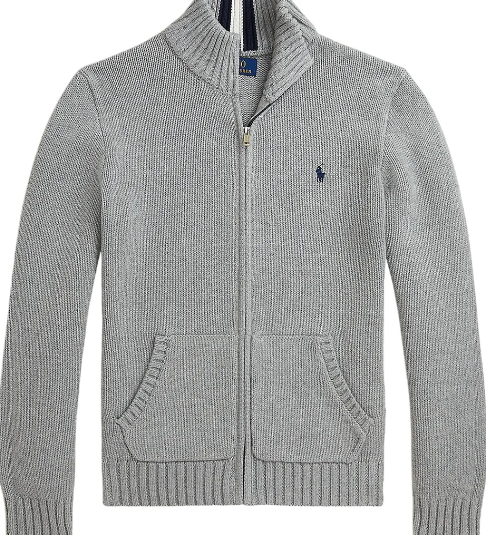Cardigan - Strik - Andover Heather|Polo Ralph Lauren Sale