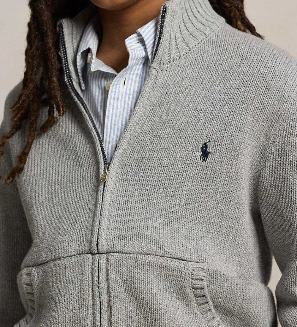 Cardigan - Strik - Andover Heather|Polo Ralph Lauren Sale