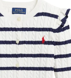 Cardigan - Strik - Deckwash White/Newport Navy|Polo Ralph Lauren