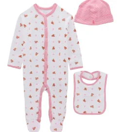 Gaveæske - 3 Dele - Hvid/Rosa m. Bamser|Polo Ralph Lauren Sale