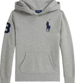 Hættetrøje - Andover Heather m. Navy|Polo Ralph Lauren Online