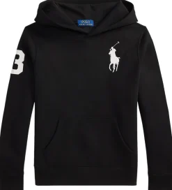Hættetrøje - Sort m. Hvid|Polo Ralph Lauren Clearance