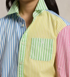 Skjorte - Fun - Multifarvet m. Striber|Polo Ralph Lauren Discount