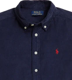 Skjorte - Fløjl - Newport Navy|Polo Ralph Lauren Outlet