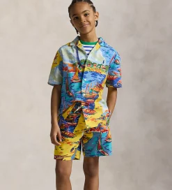 Skjorte - Andy Camp - Multifarvet m. Strandpri|Polo Ralph Lauren Clearance