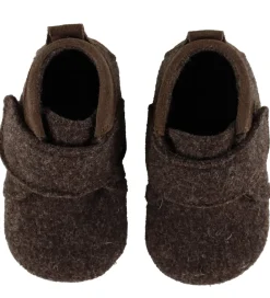 Hjemmesko - Uld - Brun|Pom Pom New
