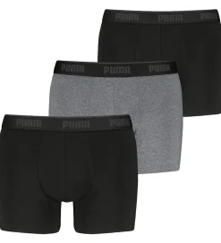 Boxershorts - 3-pak - Comfort Stretch - Men - Sort/Grå|Puma Hot