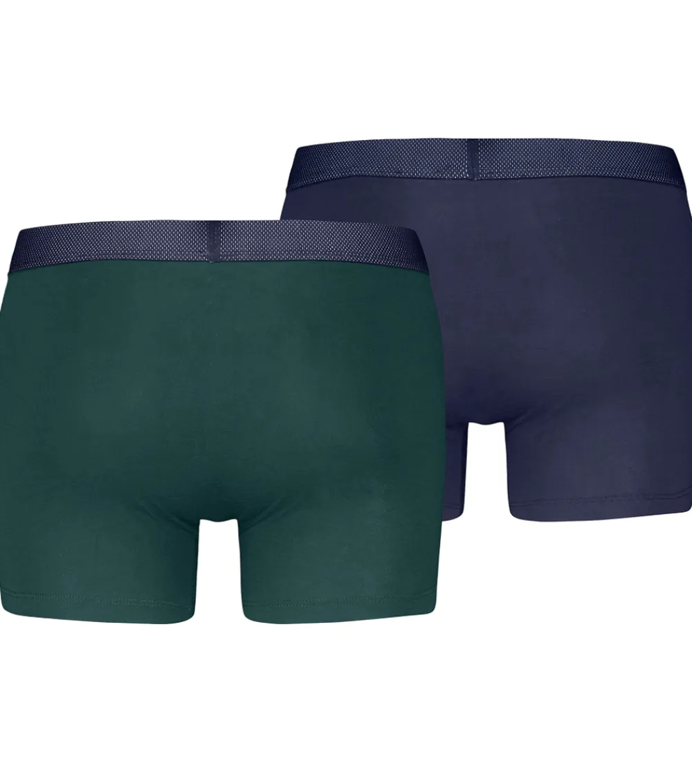 Boxershorts - 2-pak - Grøn/Navy|Puma Online
