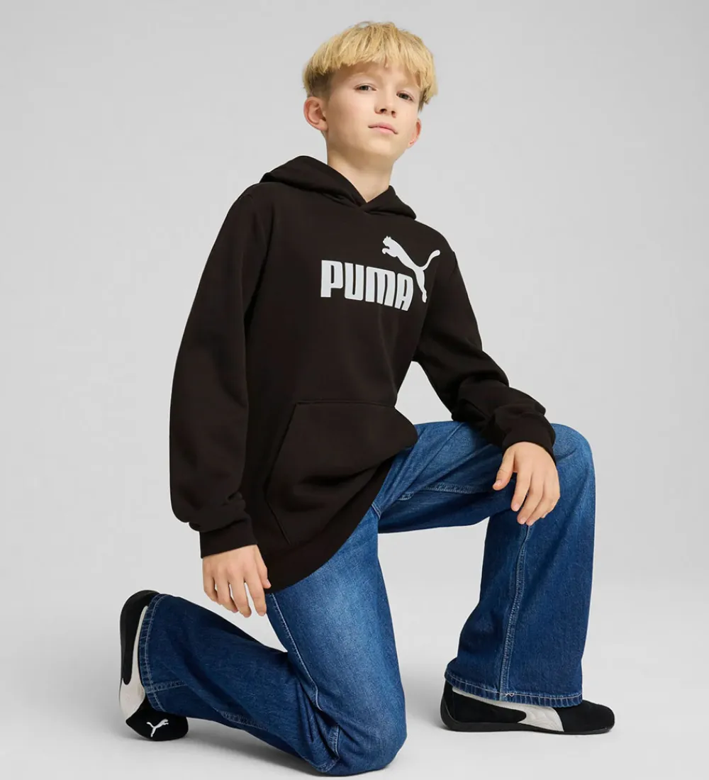 Hættetrøje - Sort m. Hvid|Puma Clearance