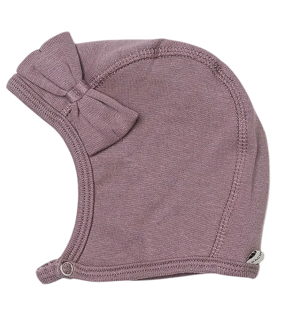 Babyhjelm - Dusty Purple m. Sløjfe|Racing Kids Outlet