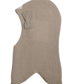 Elefanthue - Uld/Bomuld - 2-lags - Havre m. Sløjfe|Racing Kids Best