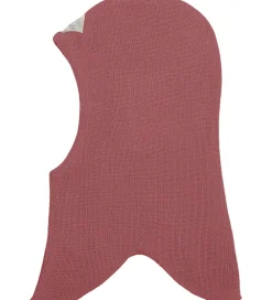 Elefanthue - Uld/Bomuld - 2-lags - Warm Dusty Rose|Racing Kids Best