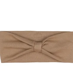 Pandebånd m. Sløjfe - 2-lags - Lysebrun|Racing Kids Discount