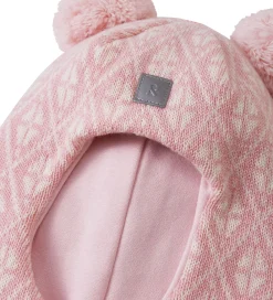 Elefanthue - Uld/Bomuld - Strik - Kuuraan - 2-lags Pale Ro|Reima Clearance