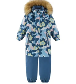 Flyverdragt - Kipina - Frozen Blue m. Blomster|Reima New