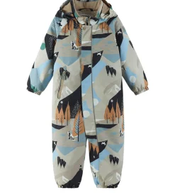 Flyverdragt - Puhuri - Earthy Beige m. Print|Reima Discount