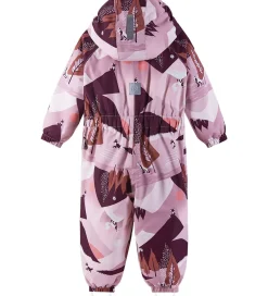 Flyverdragt - Puhuri - Grey Pink m. Print|Reima Hot