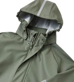 Regntøj m. Seler - Tihku - PU - Greyish Green|Reima Online