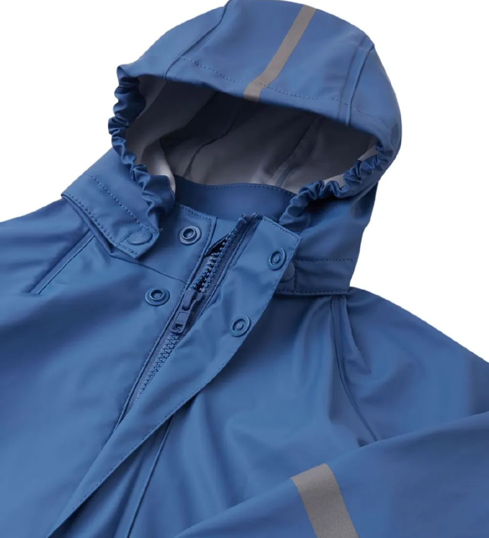 Regntøj m. Seler - Tihku - PU - Denim Blue|Reima Best