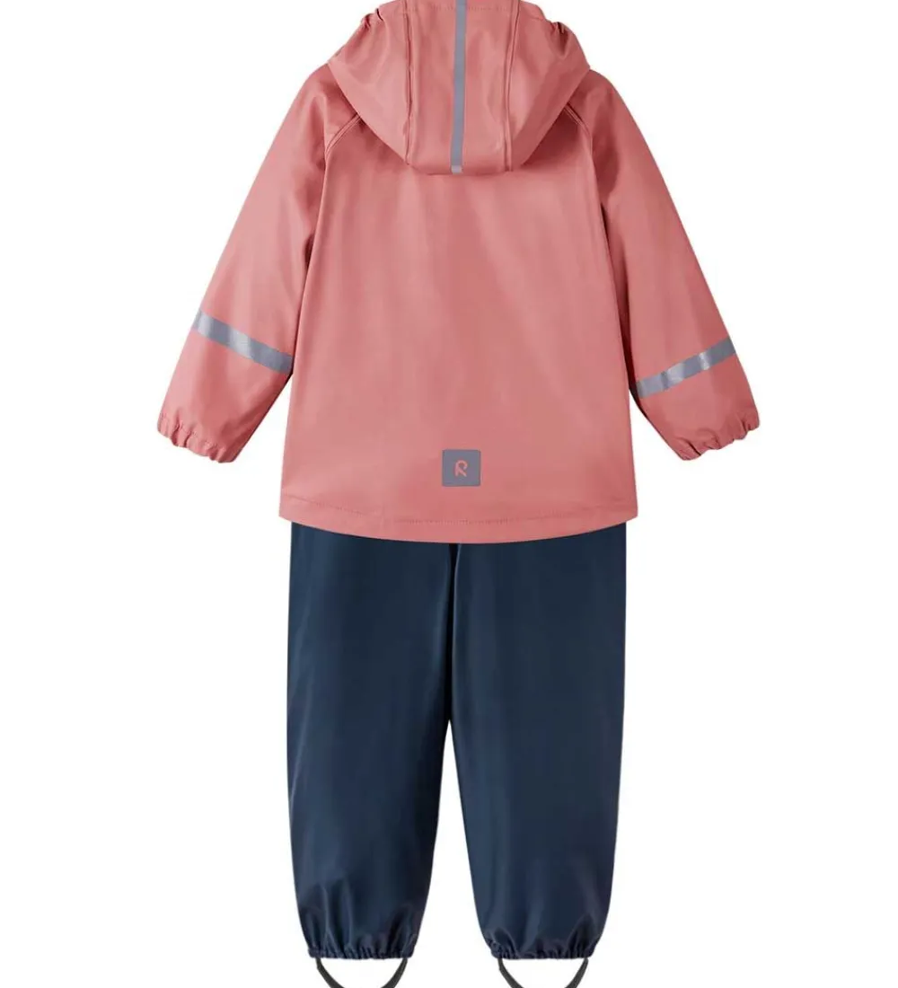 Regntøj m. Seler - Tihku - PU - Rose Blush|Reima Clearance
