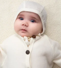 Babyhjelm - Uld - Off White|Smallstuff Online
