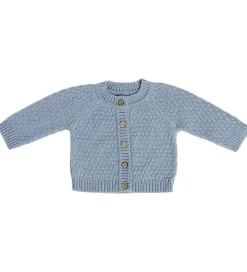 Cardigan - Uld - Lyseblå|Smallstuff Online