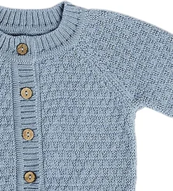 Cardigan - Uld - Lyseblå|Smallstuff Online