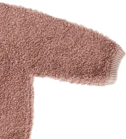 Cardigan m. Lynlås - Uld - Rose|Smallstuff Online