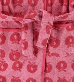 Badekåbe - Sea Pink m. Æbler|Småfolk New