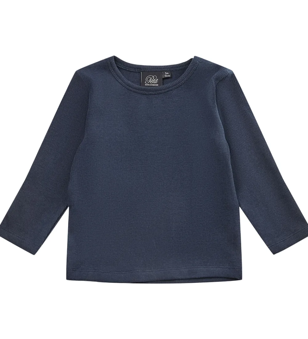 Bluse - Rib - Arizona - Dark Blue|Sofie Schnoor Sale
