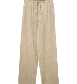 Bukser - LovaSY - Beige m. Hulmønster|Sofie Schnoor Online