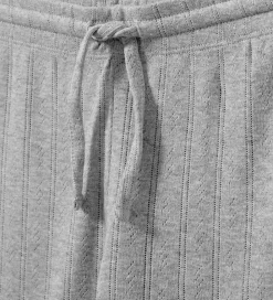 Bukser - LovaSK - Gråmeleret m. Hulmønster|Sofie Schnoor New