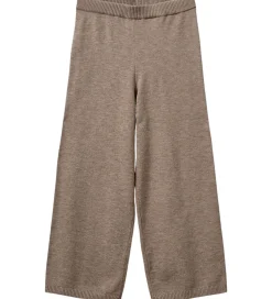 Bukser - Uld - Strik - Lovask - Brunmeleret|Sofie Schnoor Best