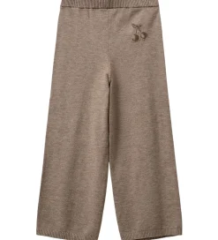 Bukser - Uld - Strik - Lovask - Brunmeleret|Sofie Schnoor Best