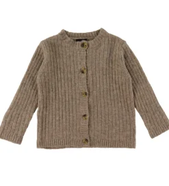 Cardigan - Strik - Brown Melange|Sofie Schnoor Sale