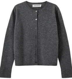 Cardigan - Strik - Uld - Cissesy - Dark Grey Melan|Sofie Schnoor Outlet