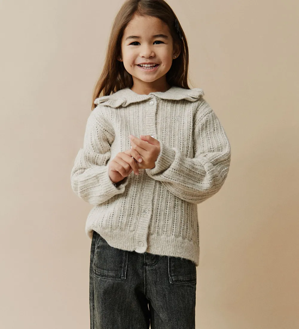 Cardigan - Strik - Hennysk - Ecru Melange|Sofie Schnoor New