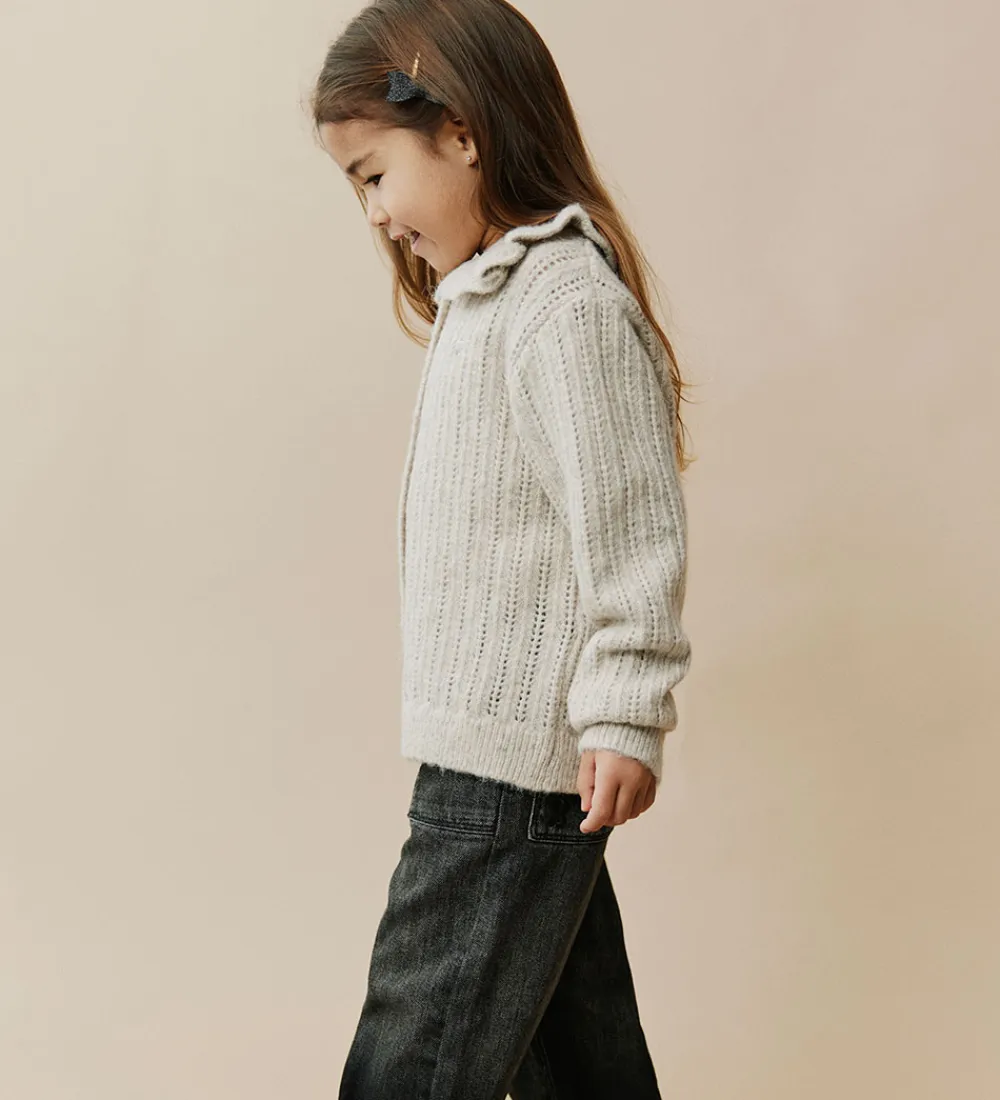 Cardigan - Strik - Hennysk - Ecru Melange|Sofie Schnoor New