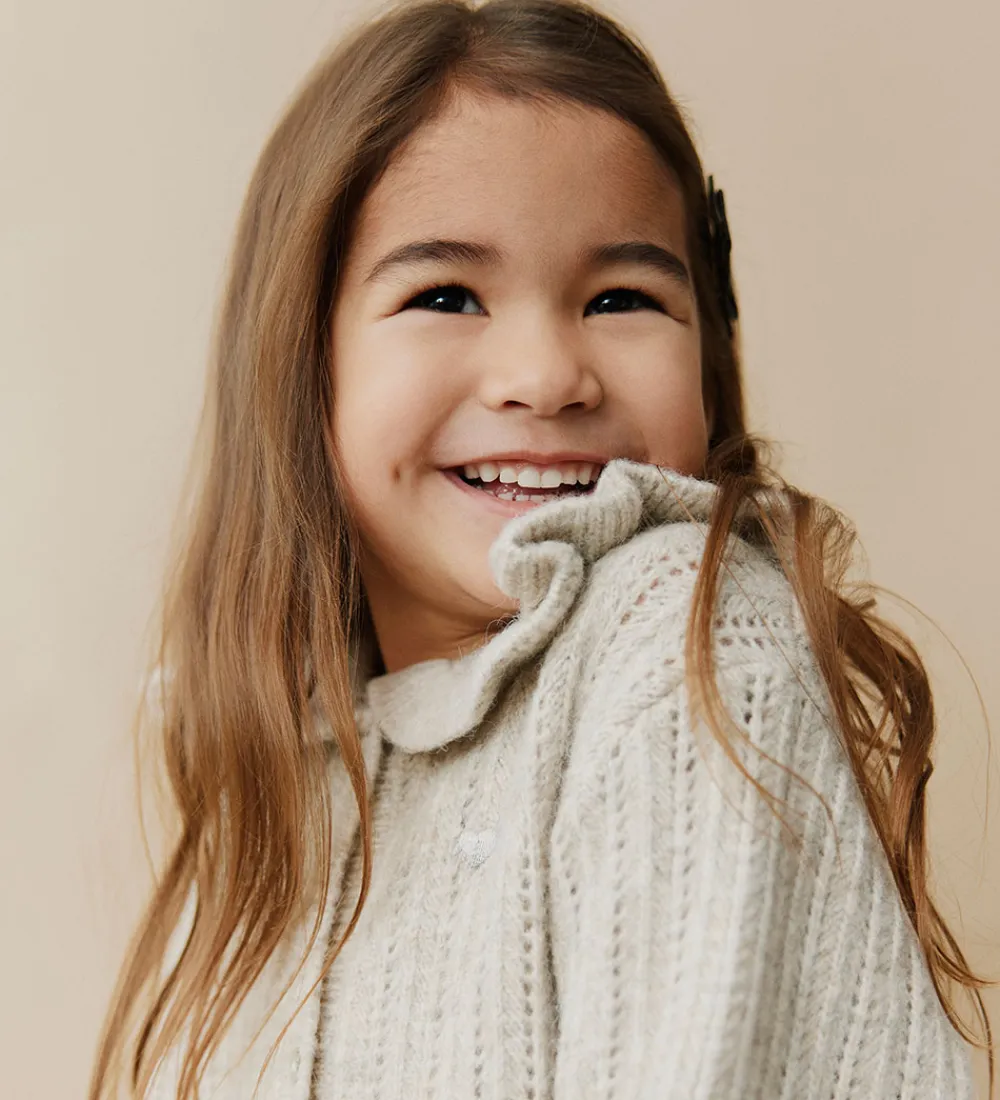 Cardigan - Strik - Hennysk - Ecru Melange|Sofie Schnoor New