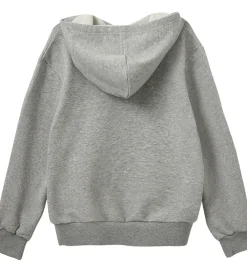 Girls Hættetrøje - Simona - Gråmeleret m. Print|Sofie Schnoor Best