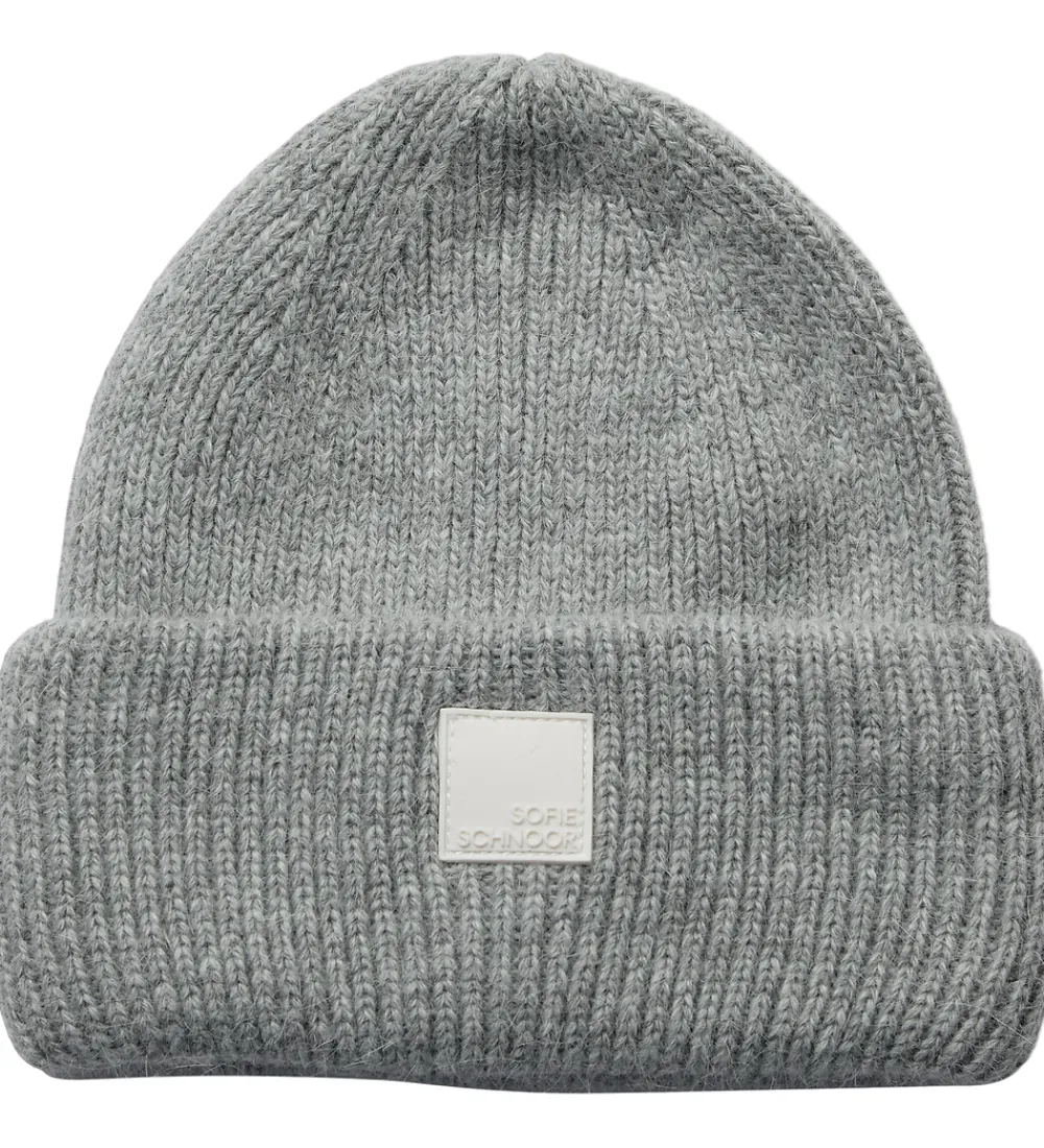 Hue - Strik - Hannah - Gråmeleret|Sofie Schnoor Online