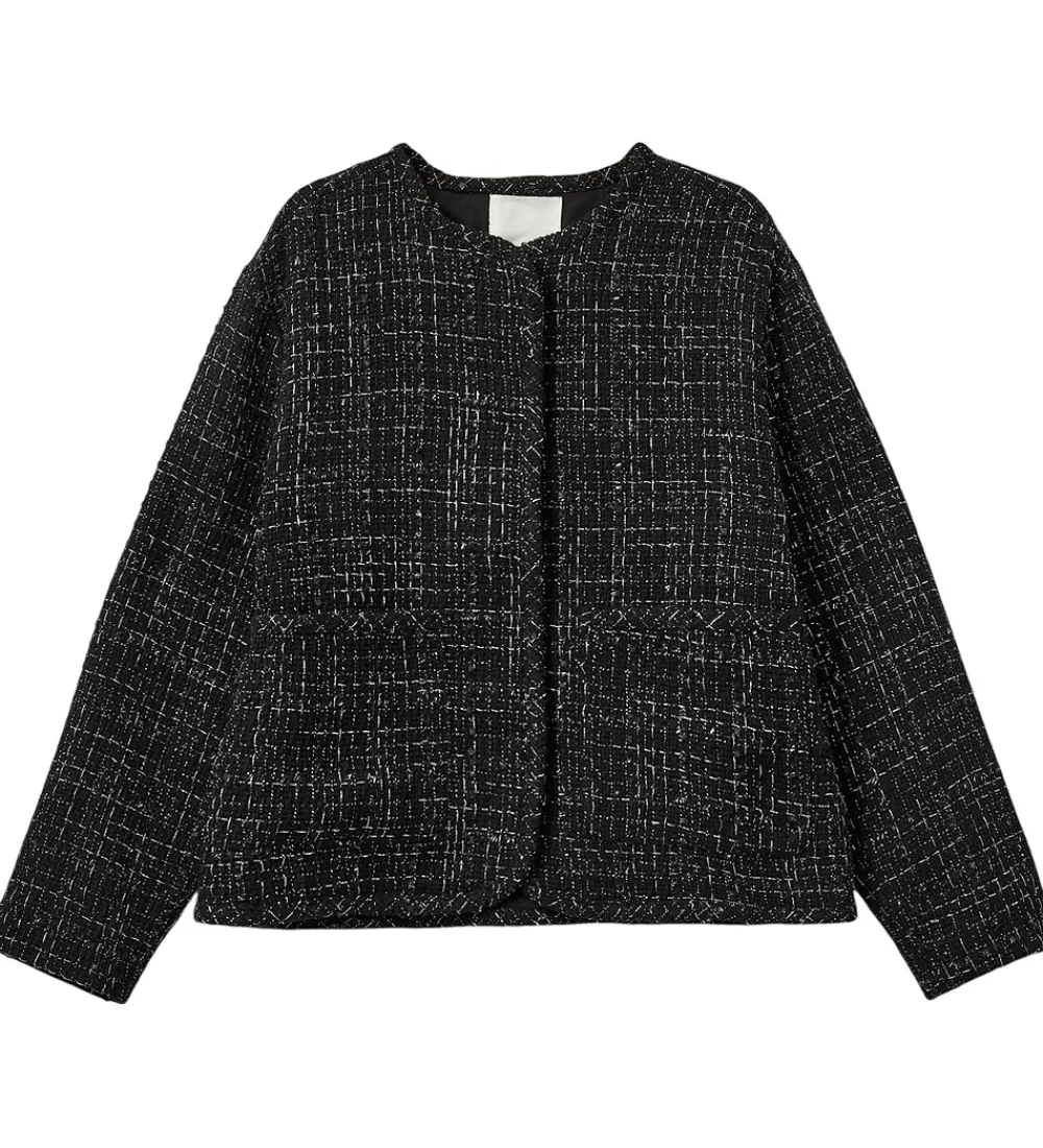 Jakke - Hollysy - Sort m. Glimmertern|Sofie Schnoor Outlet