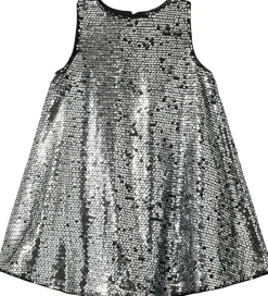 Kjole - SallySK - Silver m. Pailletter|Sofie Schnoor Outlet