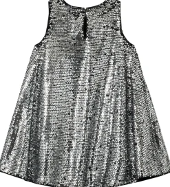 Kjole - SallySK - Silver m. Pailletter|Sofie Schnoor Outlet