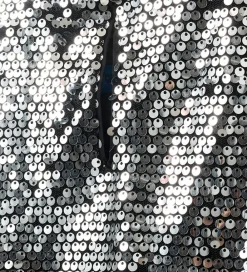 Kjole - SallySK - Silver m. Pailletter|Sofie Schnoor Outlet